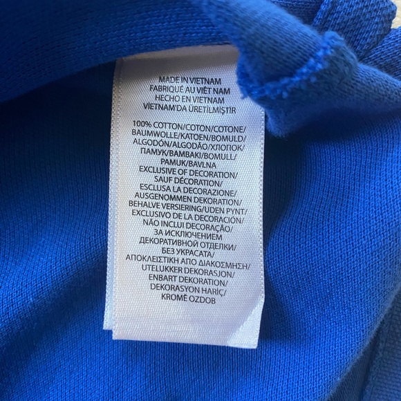 Ralph Lauren Blue Red Polo Shirt Large Pony Y2K - Picture 7 of 8